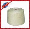 42s/2 raw white polyster recycle yarn ring spun