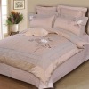 4PC/7PC 100% EMBROIDERY COTTON  OR SILK   OR PRINTING BEDDING SET
