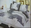 4PC/7PC 100% POLYESTER floral bedding bed cover quilted bedspreads