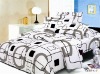 4PCS 40S PRINTED COTTON BEDDING SHEET