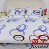 4PCS Printed polyester/cotton bedding set