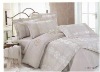 4PCS Set with bed Sheet, Jacquard Bedding Set