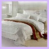 4pc Hotel Solid Square Duvet Cover Bedding Set Queen
