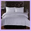 4pc Hotel Solid Square Duvet Cover Bedding Set Queen