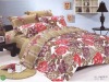4pc jacquard printed cotton bedding set