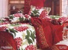 4pc reactive printing cotton bedding set