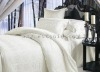 4pcs 100% Silk Jacquard Bedding Set Queen Size