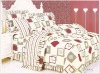 4pcs 100% cotton printed bedding set