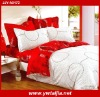 4pcs 100% cotton twill printed beautiful bedding sets