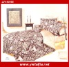 4pcs 100% cotton twill printed bed sheets