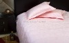 4pcs Classic Silk/Cotton Jacquard Bedding Sets Pink