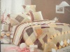 4pcs Printed tartan design bedding sets