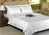 4pcs White Cotton Hotel Beddings