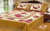 4pcs blanket set, raschel blanket set