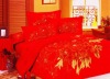 4pcs cotton wedding bedding set