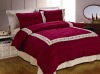 4pcs jacquard comforter set