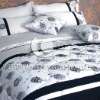 4pcs twill cotton printed duvet cover