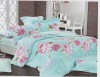 4pcs twill printed bed room set