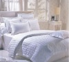4pcs,white  cotton bed sheet for hotel