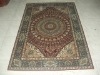 4x6feet persian hand knotted silk rug