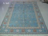 5.5x8 100% silk handmade persian silk rug
