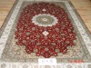 5*8 oriental handknotted silk carpet