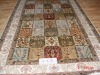 5*8 oriental pattern hand knotted silk carpet