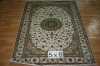5*8ft hand knotted silk rug