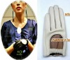 5 Finger GLoves with estaic Belt 100% Authentic(white)