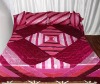 5 PC BOHO INDIAN VINTAGE SILK SARI BEDSPREAD BED SHEET