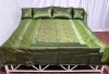 5 PCS SILK EMBROIDERED BED SPREAD