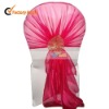 50 Rose Shimmering Organza Chair Sash