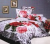 50% cotton 50% polyester active printing bedding set--4PCS