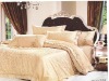 50% polyester 50% cotton jacquard bedding set