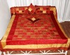 5Pcs Silk Sari Art Designer Bedspread Tapestry BedCover