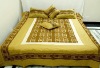 5Pcs Silk Sari Art Designer Bedspread Tapestry BedCover