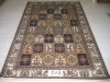 5X8 foot pure silk carpet high quality at low price