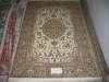 5X8 foot pure silk carpet high quality at low price