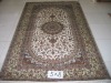 5X8 foot pure silk carpet high quality at low price