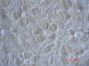 5mm paillette embroidery metarial on mesh fabric