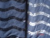 5mm sequin embroidery on knitting fabric for garment accessories