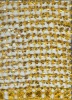 5mm shining sequins with metallic chemical embroidery fabric