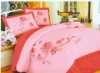 5pcs cotton embroidered bedsheet