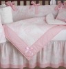 6-10pcs baby girl crib bedding