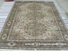 6 x 9 antique oriental silk rug