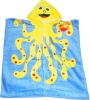 60*120cm velour Printing children hooded towel