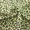 60" wide 4 way stretch brown Leopard Printing polyamide  kintting weft lycra spandex  fabric