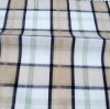 65% polyester 35% cotton checked fabric
