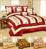 6Pcs Taffeta Embroideried Comforter Set