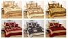 6Pcs Taffeta Embroidery Comforter Set